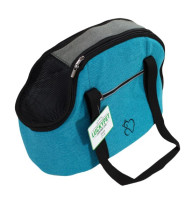Сумка-переноска Лорис №1 "Lucky Pet" для собак и кошек, бирюзовая, 22х42х31 см
