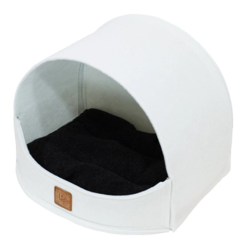 Лежак-люлька Соната №2 "Lucky Pet" для собак та котів, білий, 40x35x32 см
