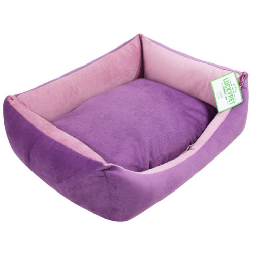 Лежак Ліра №1 "Lucky Pet" для собак та кішок, фіолетовий, 40х50х16 см