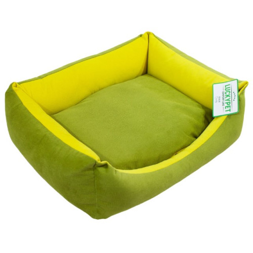Лежак Лира №1 "Lucky Pet" для собак и кошек, зеленый, 40х50х16 см