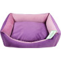 Лежак Лира №3 "Lucky Pet" для собак и кошек, фиолетовый, 60х80х20 см