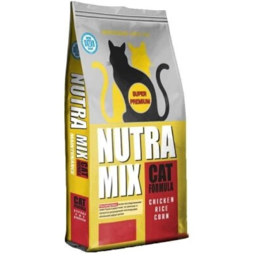 Сухой корм Nutra Mix Maintenance для умеренно активных кошек 9.07 кг