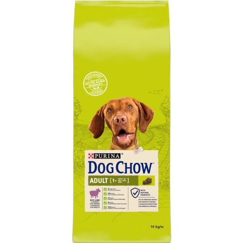 Сухой корм для взрослых собак всех пород Purina Dog Chow Adult Lamb с ягненком 14 (кг)