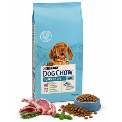 Сухой корм для щенков всех пород Purina Dog Chow Puppy Lamb с ягненком  14 (кг)