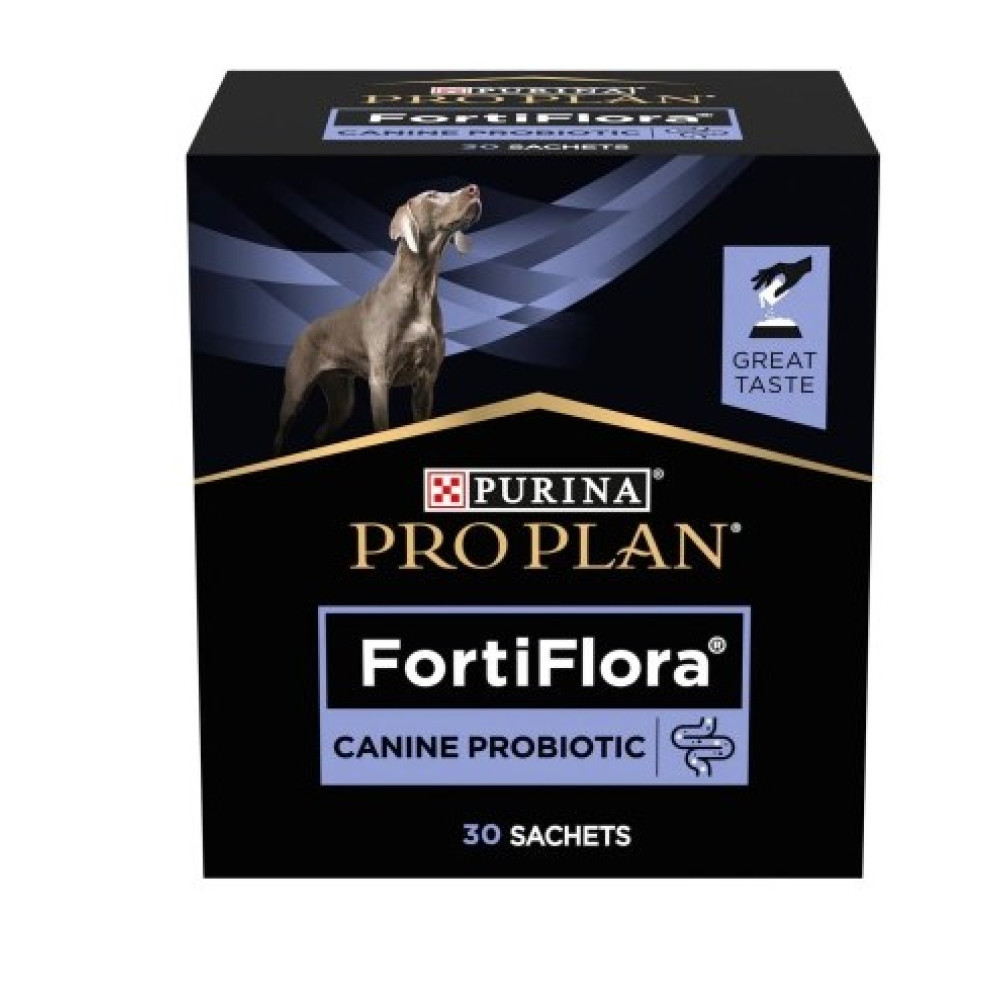 Пробіотик для підтримки мікрофлори шлунково-кишкового тракту для цуценят та дорослих собак Purina Pro Plan Veterinary Diets FortiFlora Canine 30 шт