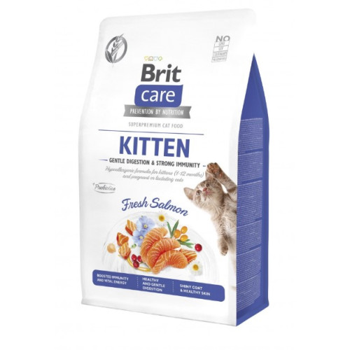 Сухой корм Brit Care Cat by Nutrition Kitten Gentle Digestion Strong Immunity для котят 400 г
