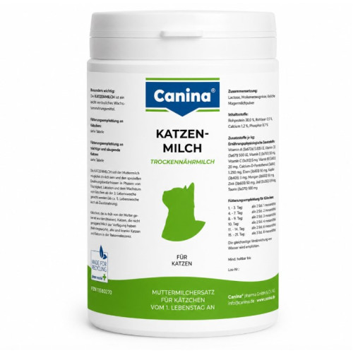 Замінник молока Canina Katzenmilch для кошенят сухе молоко 150 г