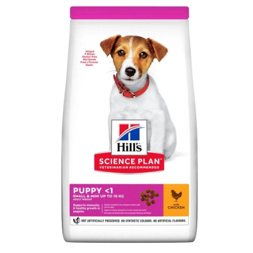 Сухой корм для щенков Hill’s Science Plan Puppy Smal&Mini с курицей, 1,5 кг