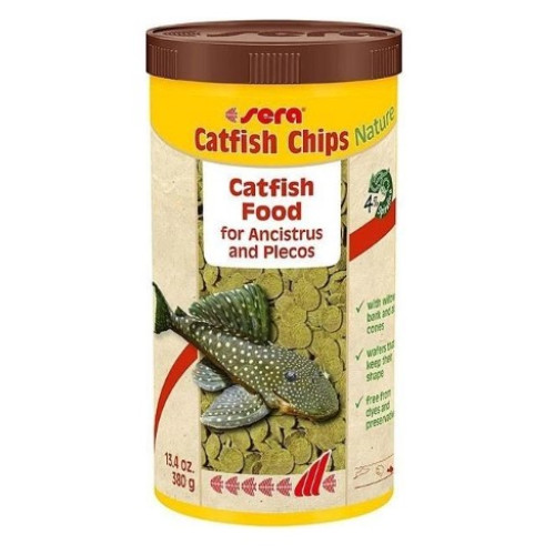 Корм Sera Wels (Catfish) Chips Nature чіпси для сомів, 1000 мл