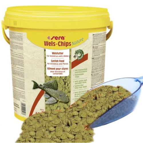 Корм Sera Wels (Catfish) Chips Nature чіпси для сомів, 10 л