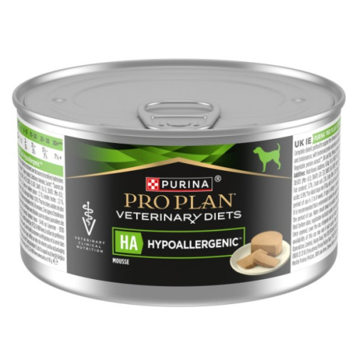 Влажный корм для собак при пищевой аллергии Purina Pro Plan Veterinary Diets HA - Hypoallergenic Canine 195 г