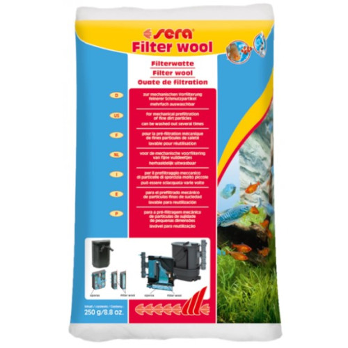 Синтетическая вата для фильтров Sera Filter Wool, 250 г