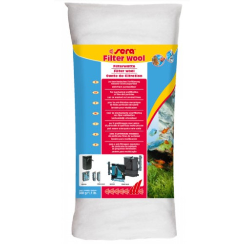Синтетическая вата для фильтров Sera Filter Wool, 500 г