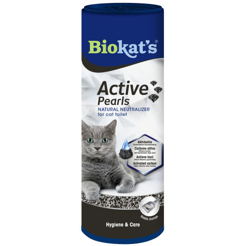 Дезодорант для котячого туалету Biokat's Active Pearls з активованим вугіллям, 700 мл