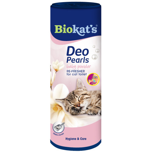 Дезодорант для кошачьего туалета Biokat's DEO Baby powder, с ароматом детской пудры, 700 г