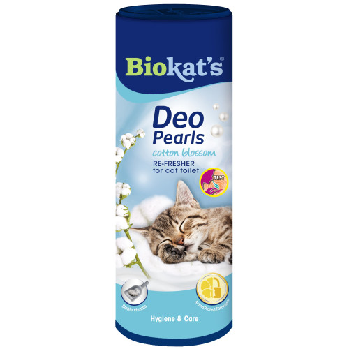 Дезодорант для котячого туалету Biokat's DEO Cotton blossom, з ароматом бавовни, 700 г