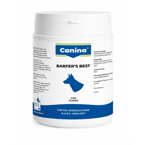 Вітамінно-мінеральний комплекс Canina Barfers Best для дорослих собак на натуральному годуванні 180 г