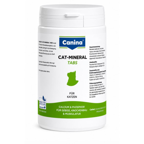 Вітамінно-мінеральний комплекс Canina Cat-Mineral Tabs для котів 150 г 300 табл. Вітамінно-мінеральний комплекс Canina Cat-Mineral Tabs для котів 150 г 300 табл.