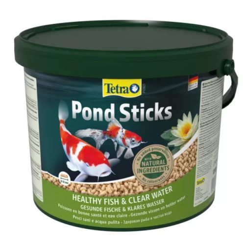 Корм для прудовых рыб Tetra Pond Sticks, плавающие гранулы, 12 л (1,44 кг)