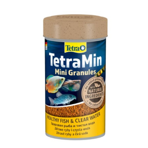 Корм для аквариумных рыб TetraMin Mini Granules в мелких гранулах 100 мл (45 г)