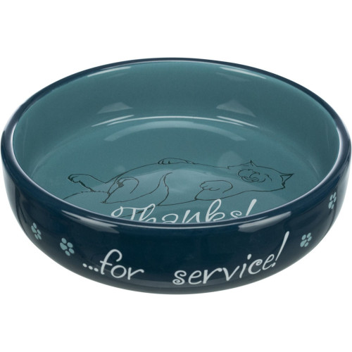 Миска для кошек Trixie коротконосых пород 15см 0.3л (керамическая)
