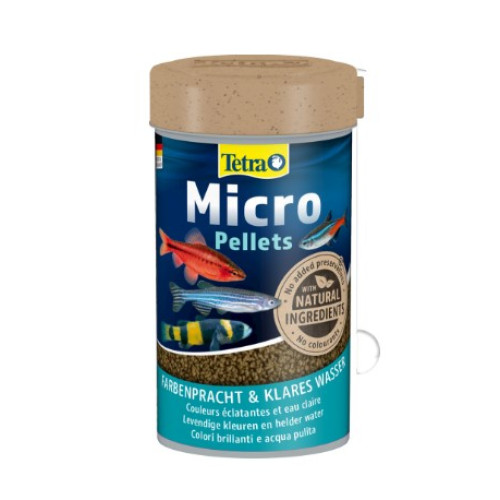 Сухий корм Tetra «Micro Pellets» для дрібних акваріумних риб в пелетах, 100 мл