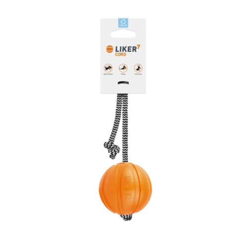 Игрушка для собак мячик на шнуре Collar Liker Cord 7 (диаметр 7см)