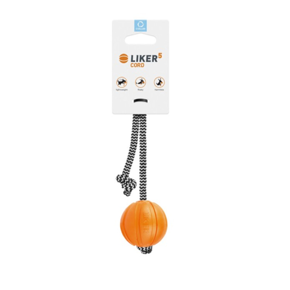 Іграшка для собак м'ячик на шнурі Collar Liker Cord 5 (діаметр 5см)