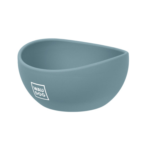 Миска WAUDOG Silicone для тварин, 250 мл, сіра