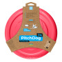 Ігрова тарілка для апортування PitchDog, 24 см, рожева