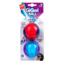 Игрушка для собак Два мяча с пищалкой GiGwi Ball, TPR резина, 6 см