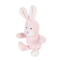 Игрушка для собак Заяц с пищалкой GiGwi Plush, плюш, 11 см