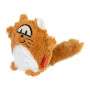 Игрушка для собак Лиса с большой пищалкой GiGwi Plush, плюш, искусственный мех, 18 см