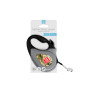 Поводок-рулетка для собак WAUDOG R-leash, рисунок "Милитари", XS, до 12 кг, 3 м, светоотражающая лента