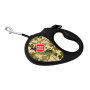 Поводок-рулетка для собак WAUDOG R-leash, рисунок "Милитари", M, до 25 кг, 5 м, светоотражающая лента