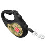 Поводок-рулетка для собак WAUDOG R-leash, рисунок "Милитари", M, до 25 кг, 5 м, светоотражающая лента