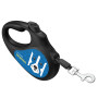 Поводок-рулетка для собак WAUDOG R-leash, рисунок "Патрон", L, до 50 кг, 5 м, светоотражающая лента