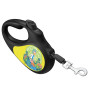 Повідець-рулетка для собак WAUDOG R-leash, малюнок "Рік та Морті 2", L, до 50 кг, 5 м, світловідбиваюча стрічка