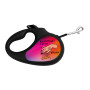 Поводок-рулетка для собак WAUDOG R-leash, рисунок "Конотопские магические войска", M, до 25 кг, 5 м, светоотражающая лента