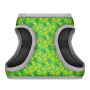 Шлея для собак мягкая WAUDOG Clothes c QR паспортом, рисунок "Авокадо", XS2, В 28-31 см, С 20-22 см