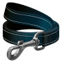Поводок для собак нейлоновый WAUDOG Nylon Mono светоотражающий, S, Ш 15 мм, Дл 122 см черный
