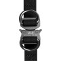 Шлея для собак водостійка WAUDOG Waterproof, з QR-паспортом, металева пряжка-фастекс, XS, Ш 15 мм, Д 30-39 см чорний