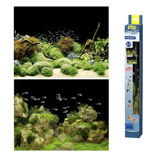 Фон для аквариума Tetra DecoArt Aquarium Poster Растения/Скалы 60х45 см