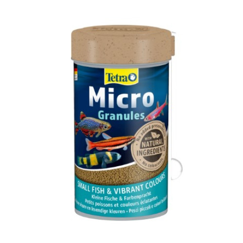 Корм для мелких аквариумных рыбок Tetra Micro Granules, гранулы, 100 мл