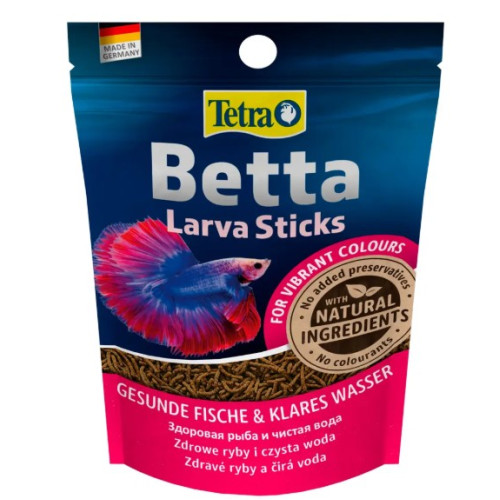 Сухой корм для аквариумных рыб (для петушков) Tetra в палочках «Betta Larva Sticks», 5 г 