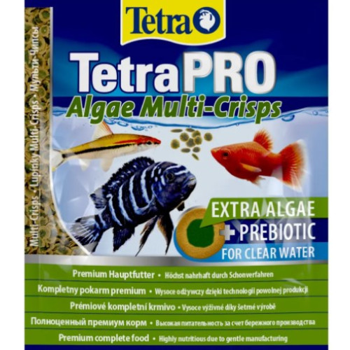 Сухий корм для риб акваріумних (для травоїдних риб) Tetra в чіпсах «TetraPro Algae» 12 г