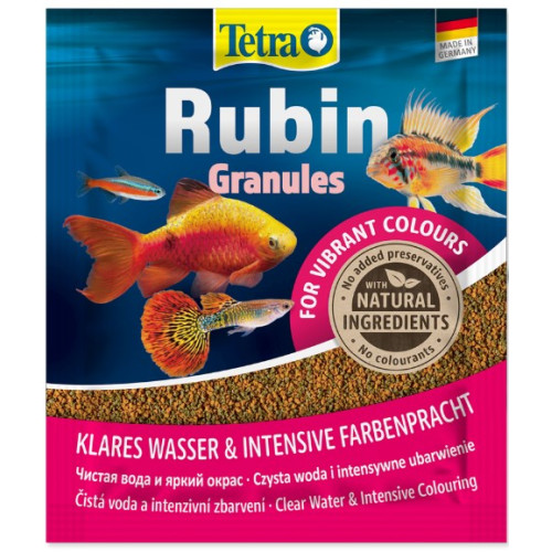 Сухой корм для всех аквариумных рыб Tetra в гранулах «Tetra Rubin Granules», 15 г