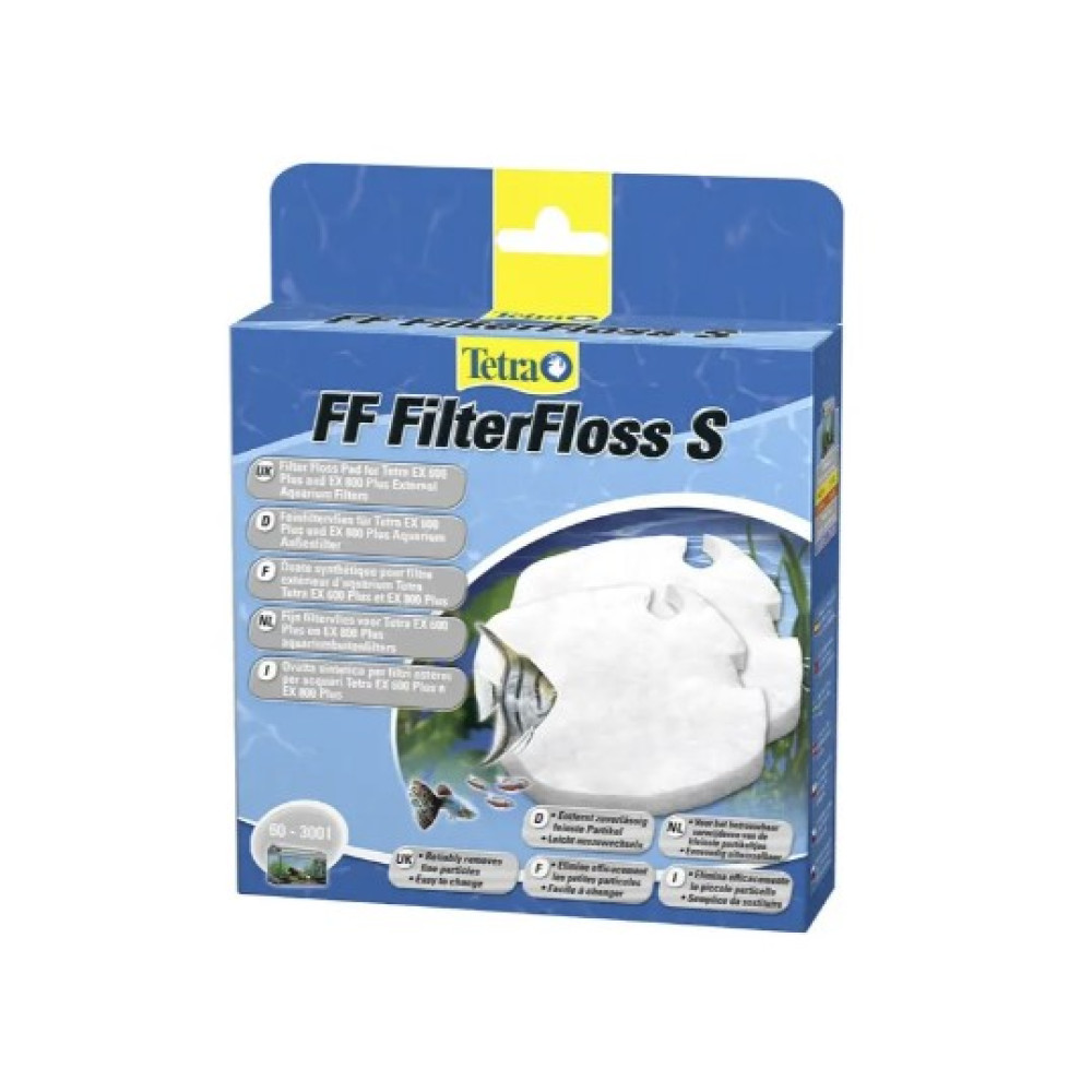 Вкладыш Tetra волокнистый Filter Floss для внешнего фильтра EX 600-1000 2шт