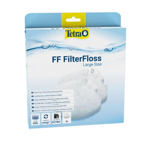 Вкладыш Tetra волокнистый Filter Floss для внешнего фильтра EX 1200/1500 2шт 
