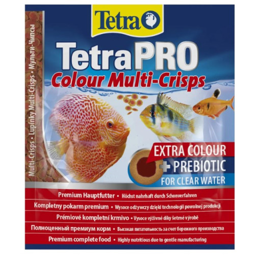 Корм TetraPRO Colour Multi-Crisps для акваріумних риб для фарбування в чіпсах 12 г